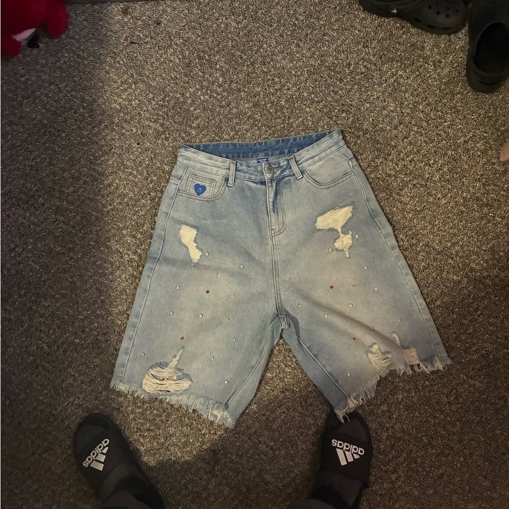 Aelfric Eden Blue Denim Shorts